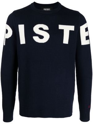 Perfect Moment Piste two-tone jumper - Blue