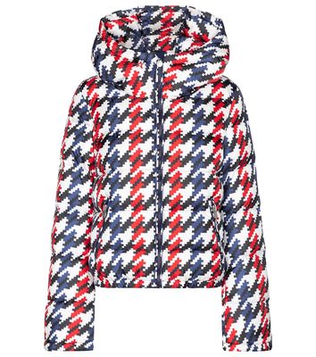 Perfect Moment Polar Flare houndstooth down ski jacket