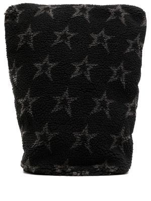 Perfect Moment Sherpa star-print backpack - Black