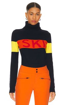 Perfect Moment Ski Sweater II in Navy