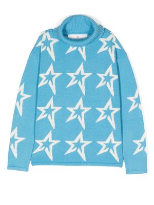 Perfect Moment Star Dust roll-neck jumper - Blue