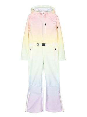 Perfect Moment Star gradient-effect ski suit - Yellow