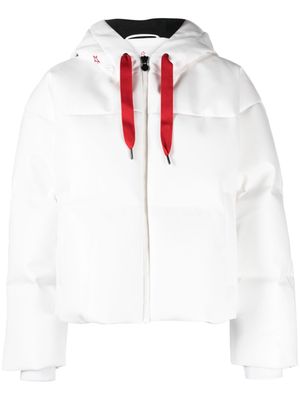 Perfect Moment Taos faux-leather puffer jacket - White