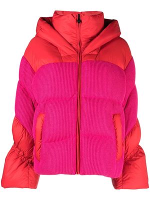 Perfect Moment Zao panelled padded ski jacket - Pink