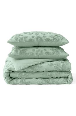 Peri Home Laurel Chenille Comforter & Shams Set in Sage 