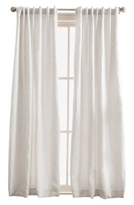 Peri Home Set of 2 Linen Curtain Panels in White