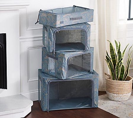 Periea "Around the House" Set of 4 Collapsible Storage Boxes