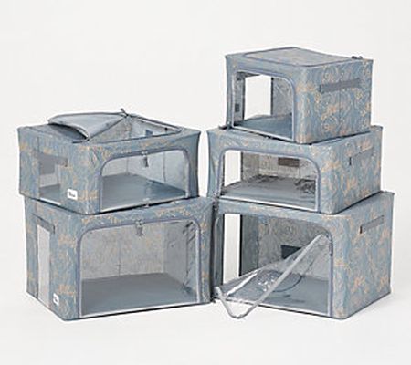 Periea Set of 5 Collapsible Storage Box Collection