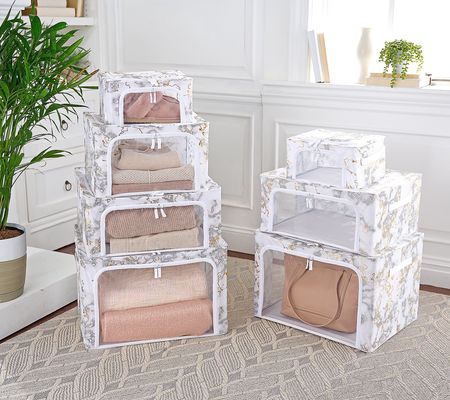 Periea Set of 7 Assorted Collapsible Storage Boxes