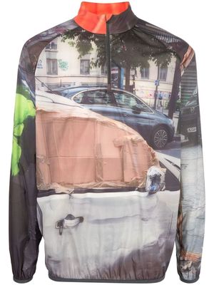 Perks And Mini Street-Life half-zip jacket - Neutrals