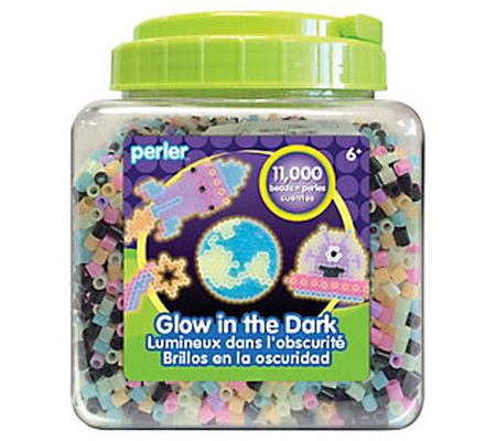 Perler 11,000 Glow In The Dark Fused Activity B eads