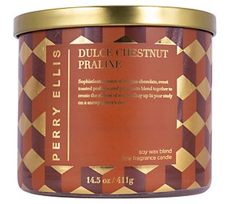 Perry Ellis - Dulce Chestnut Praline 14.5  oz. Candle