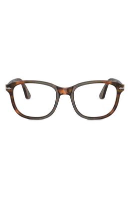 Persol 53mm Pillow Optical Glasses in Dark Brown