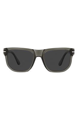 Persol 55mm Polarized Square Sunglasses in Grey