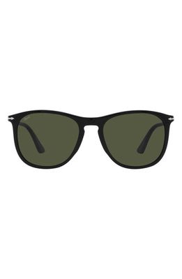 Persol 57mm Pillow Sunglasses in Black