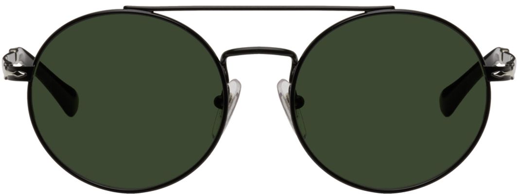 Persol Black Round Sunglasses