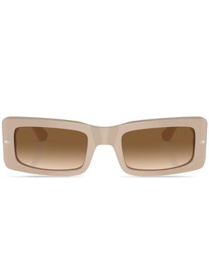 Persol Francis rectangle-frame sunglasses - Neutrals