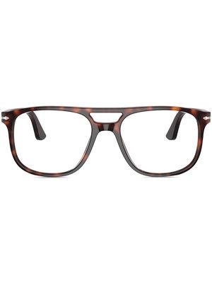 Persol Greta pilot-frame glasses - Brown