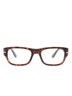 Persol rectangle-frame glasses - Brown