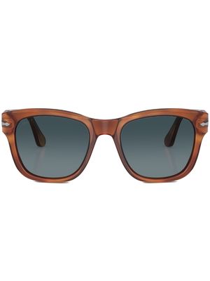 Persol round-frame straight-arms sunglasses - Brown