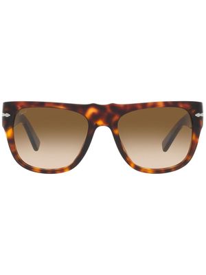 Persol tortoiseshell rectangle-frame sunglasses - Brown