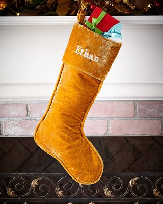 Personalized Velvet Christmas Stocking