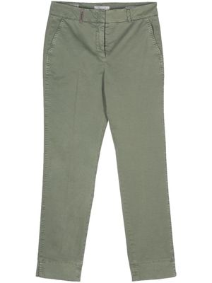 Peserico 4718 tailored trousers - Green