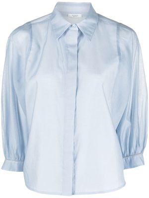 Peserico ballon-sleeve shirt - Blue