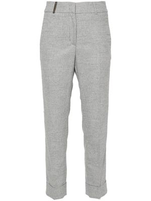 Peserico bead-embellished trousers - Grey