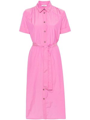 Peserico beaded belted shirt dress - Pink