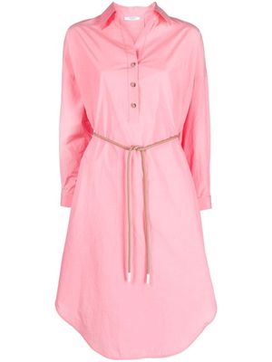 Peserico belted shirt dress - Pink