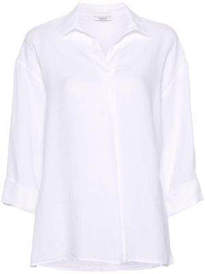 Peserico button-up linen shirt - White