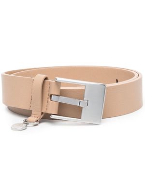 Peserico calf-leather adjustable belt - Neutrals
