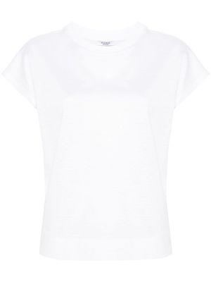 Peserico cap-sleeves cotton T-shirt - White