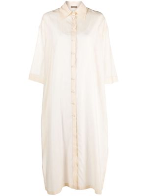 Peserico cotton blend dress - Neutrals