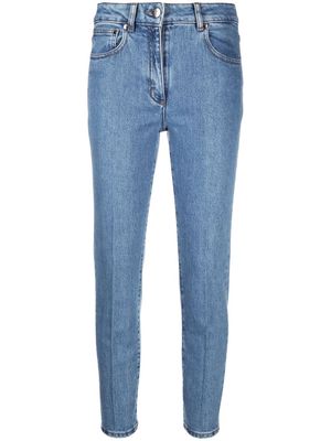 Peserico cropped denim jeans - Blue