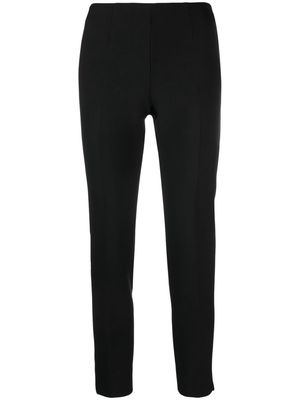 Peserico cropped tailored slim-fit trousers - Black