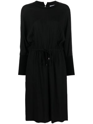 Peserico drawstring jumper dress - Black