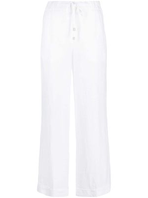 Peserico drawstring wide-leg trousers - White