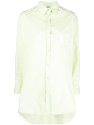 Peserico embroidered over shirt - Green