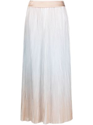 Peserico Exquisite pleated midi skirt - Neutrals