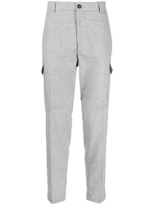 Peserico flap-pocket tapered trousers - Grey