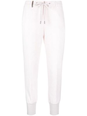 Peserico fleece tapered trousers - Neutrals