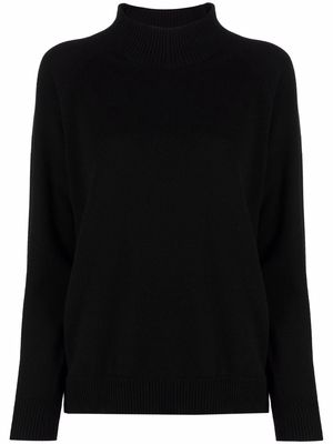 Peserico high neck knitted jumper - Black
