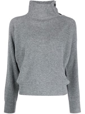 Peserico high neck pullover jumper - Grey