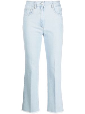Peserico high-rise cropped jeans - Blue
