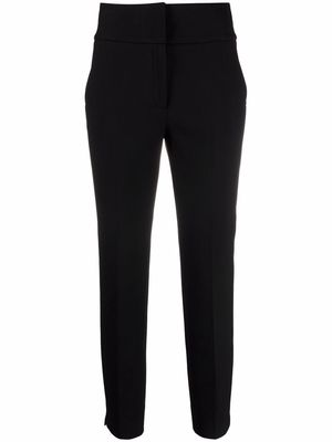 Peserico high-rise slim-fit trousers - Black