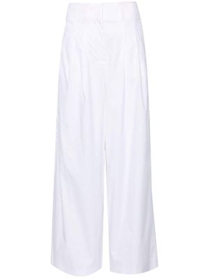 Peserico high-waist palazzo trousers - White
