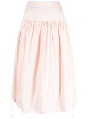 Peserico high-waisted ruched skirt - Pink