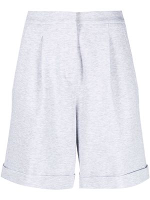 Peserico high-waisted short shorts - Grey